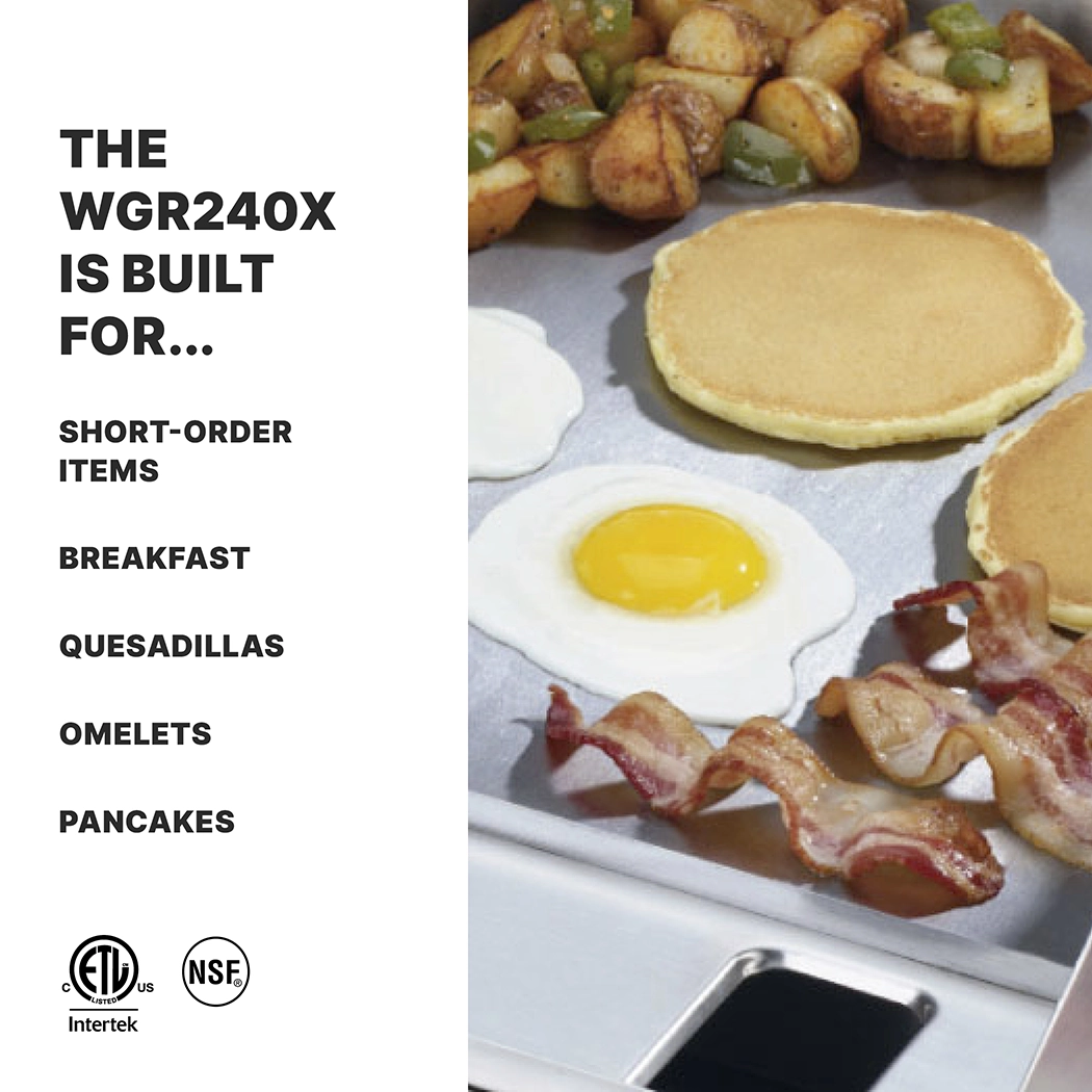 24" Electric Countertop Griddle